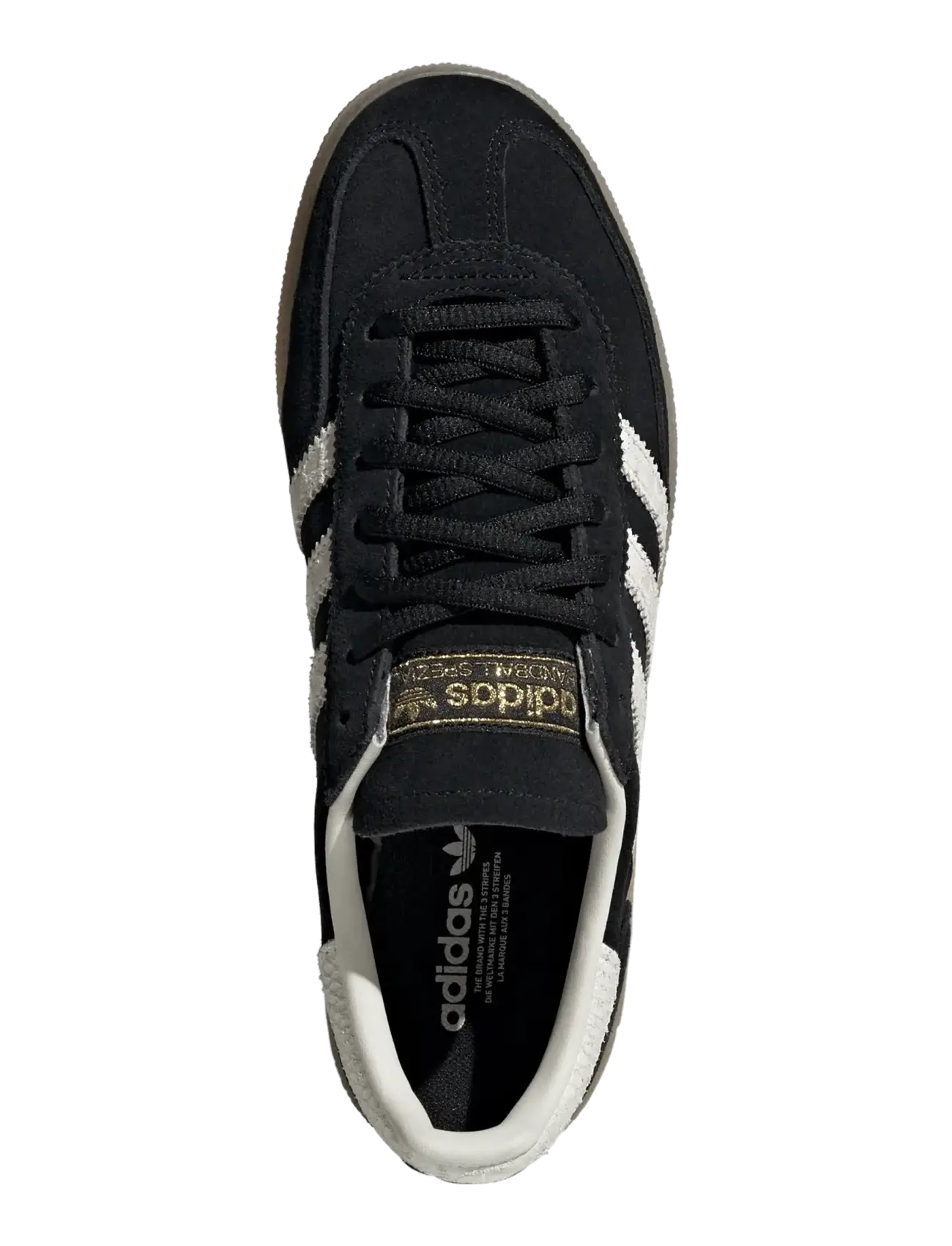 adidas Originals - HANDBALL SPEZIAL W - niedrige sneakers - cblack/owhite/gum3 - 4