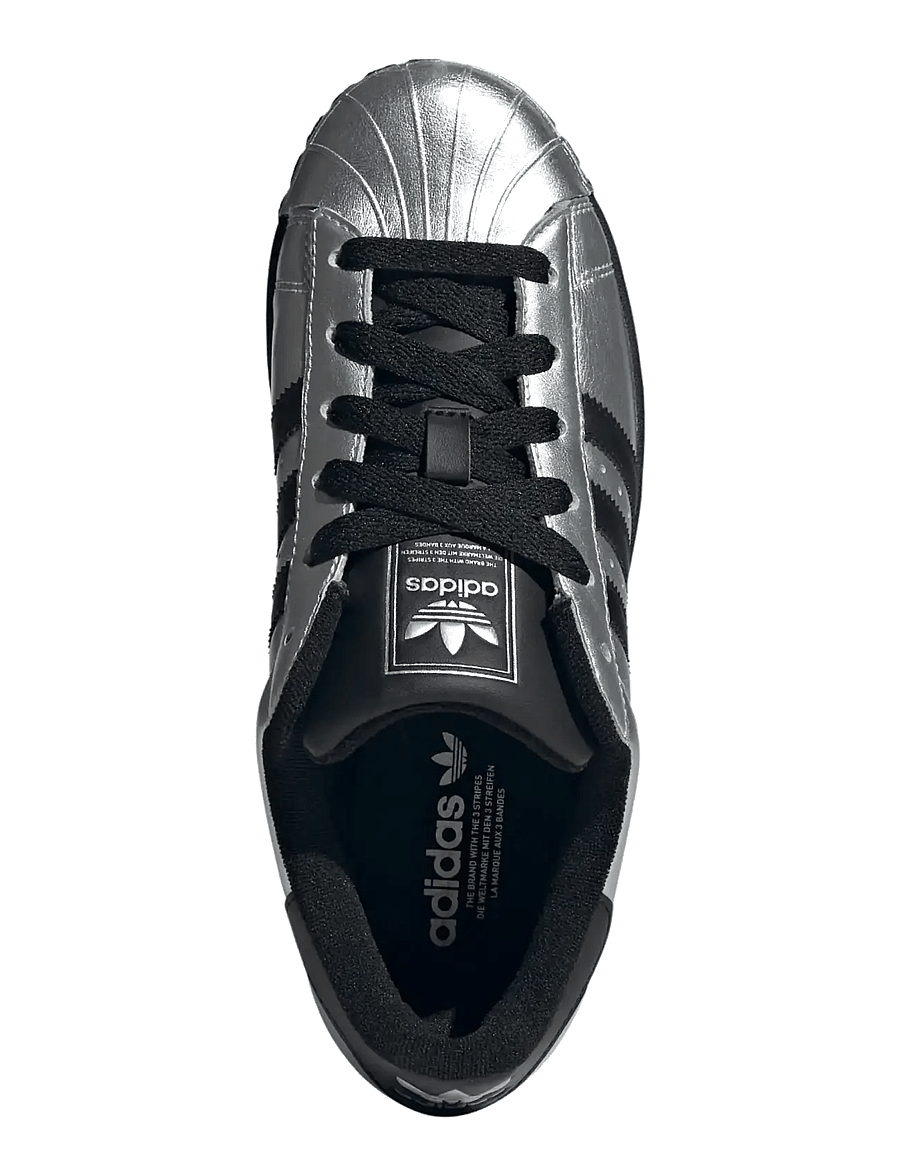 adidas Originals - SUPERSTAR II W - niedrige sneakers - silvmt/cblack/cblack - 4