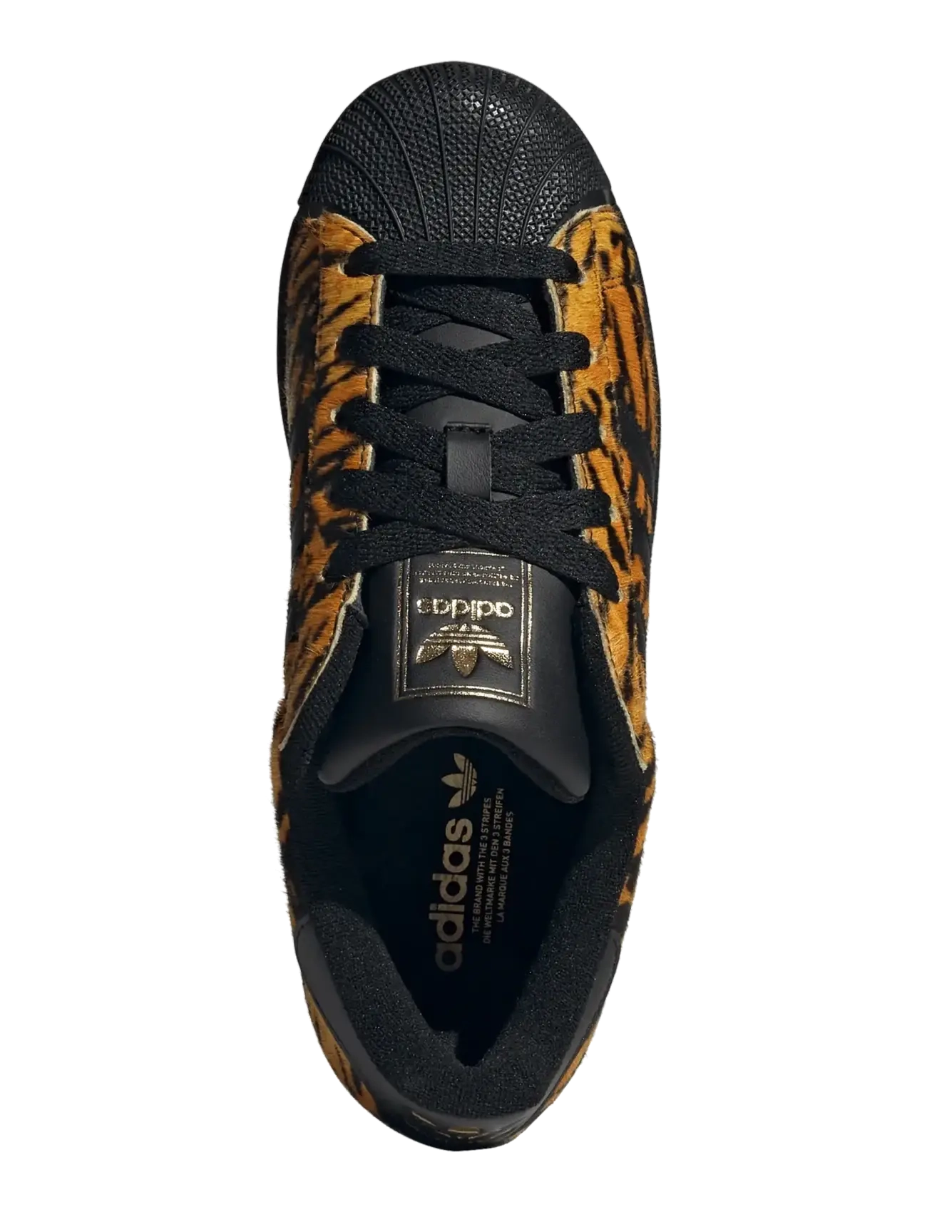 adidas Originals - SUPERSTAR II W - lave sneakers - yellow/cblack/goldmt - 4