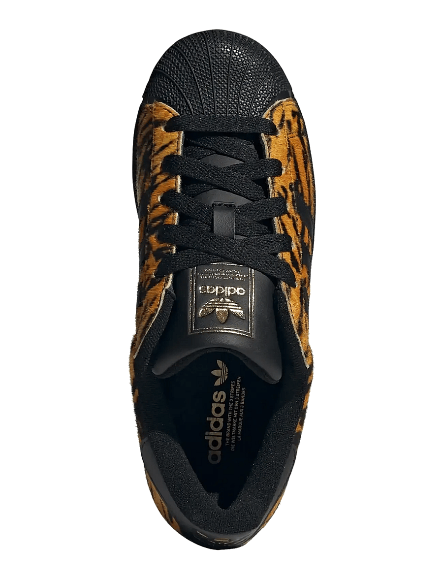 adidas Originals - SUPERSTAR II W - lave sneakers - yellow/cblack/goldmt - 4