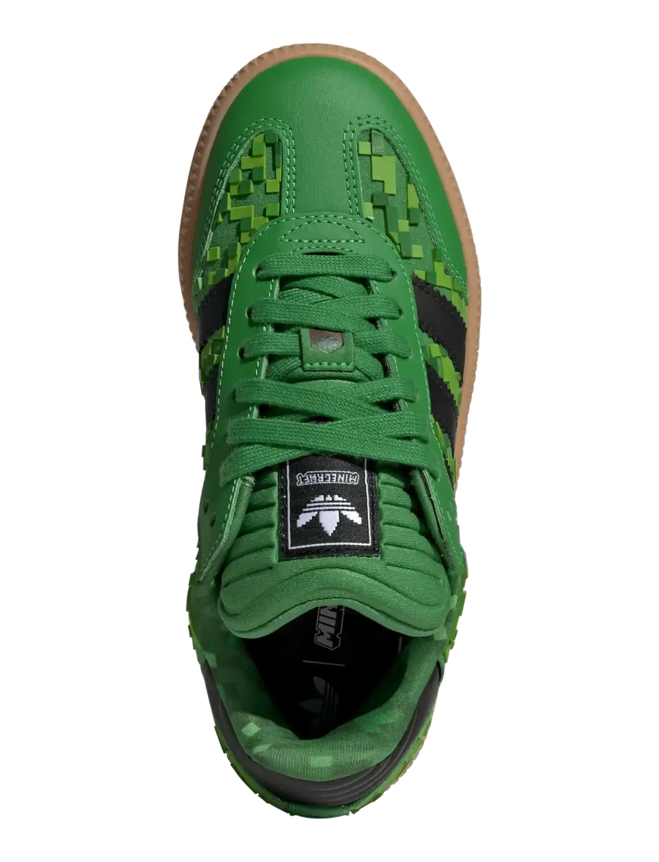 adidas Originals - SAMBA XLG J - låga sneakers - green/cblack/ftwwht - 4