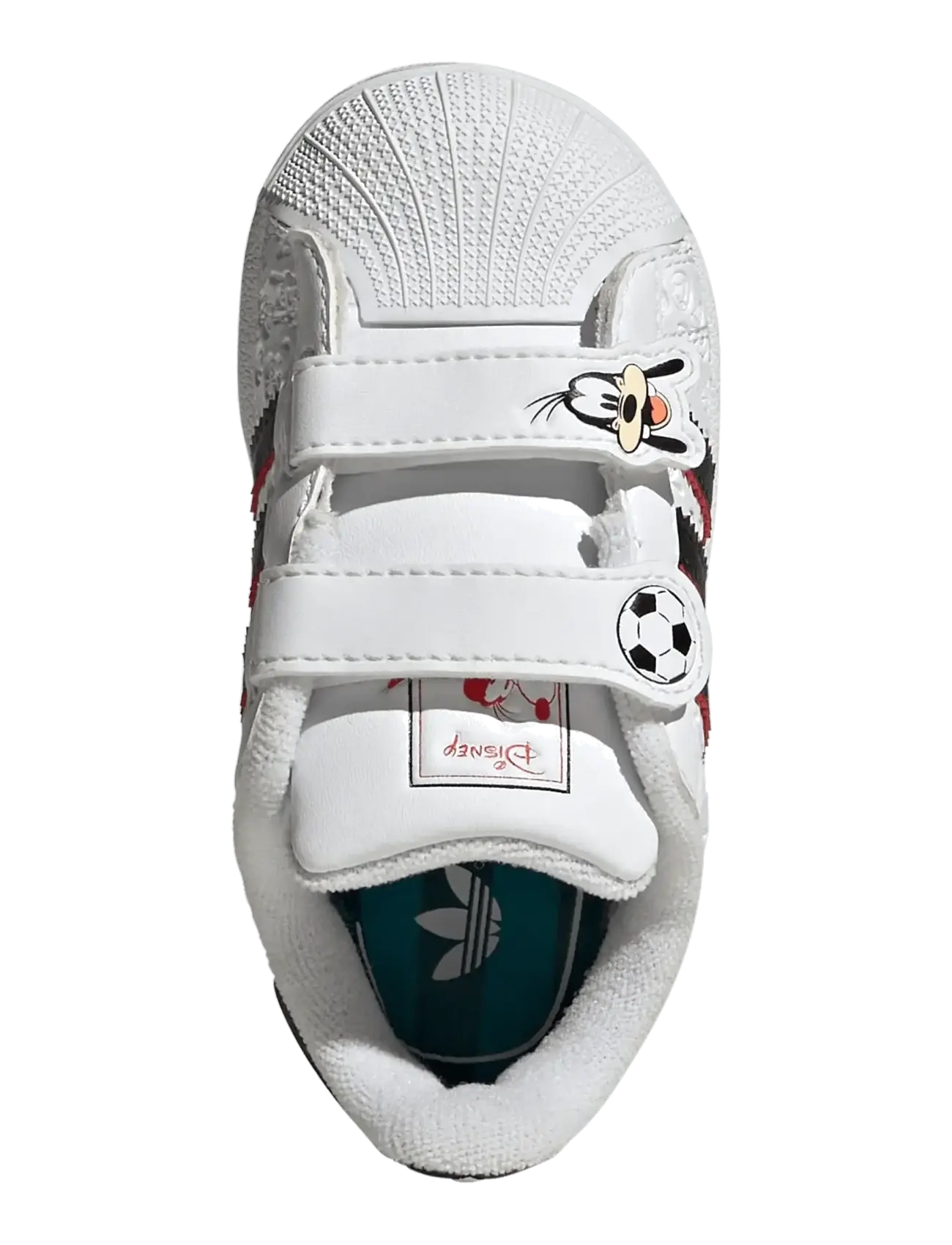 adidas Originals - SUPERSTAR II CF I - lave sneakers - ftwwht/cblack/red - 4