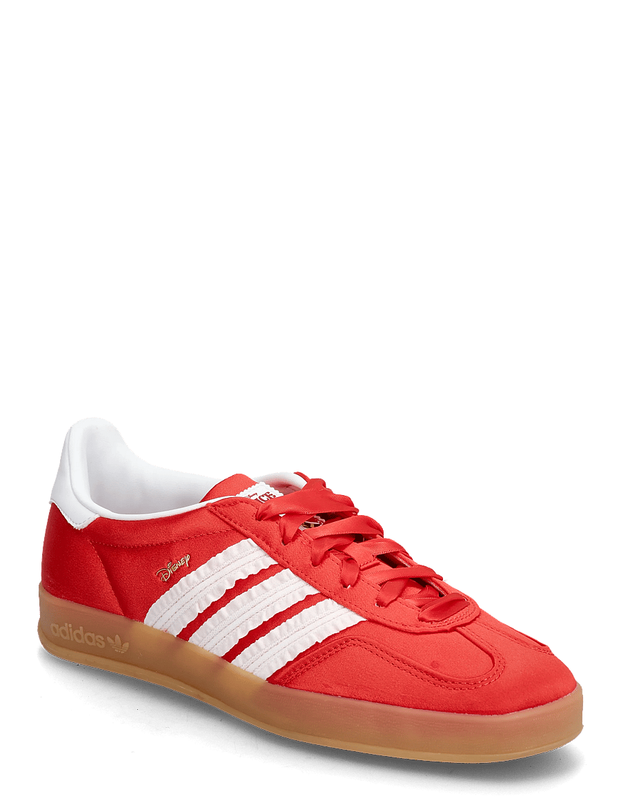 adidas Originals - GAZELLE INDOOR J - niedriger schnitt - red/ftwwht/gum2 - 0