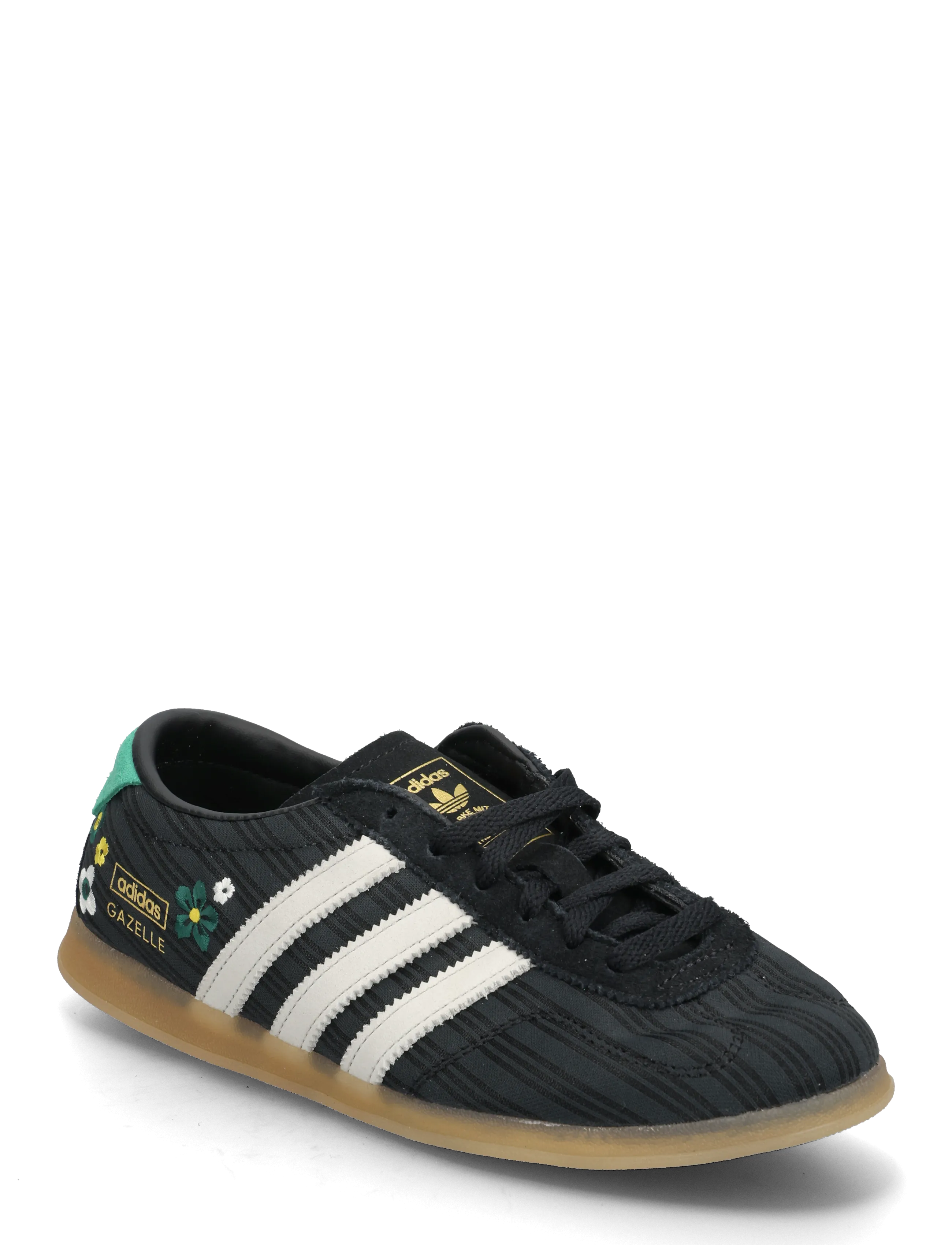 adidas Originals GAZELLE LO PRO W - Sneakers - CBLACK/OWHITE/GUM3 / black