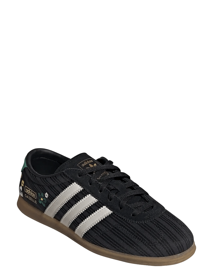 adidas Originals - GAZELLE LO PRO W - tennised - cblack/owhite/gum3 - 0
