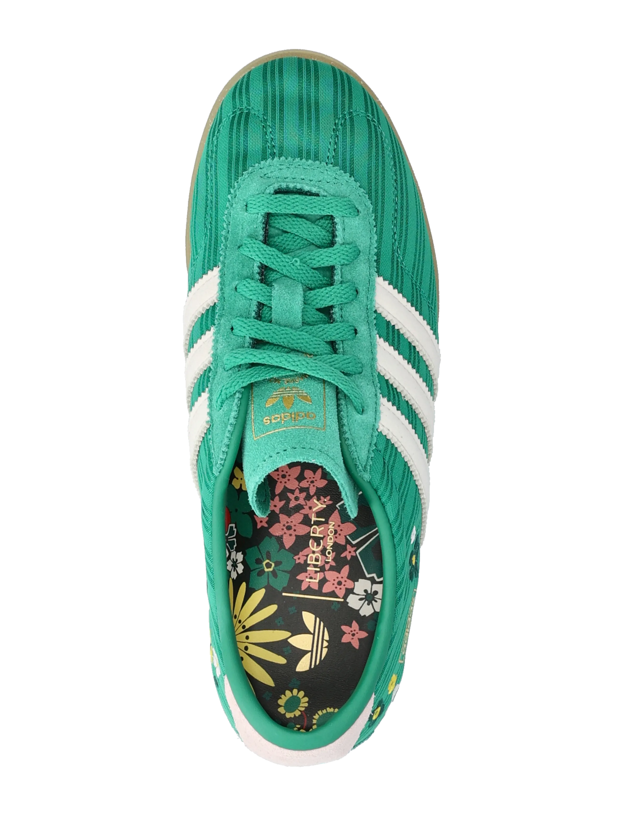 adidas Originals - GAZELLE LO PRO W - lave sneakers - bgreen/owhite/gum3 - 3