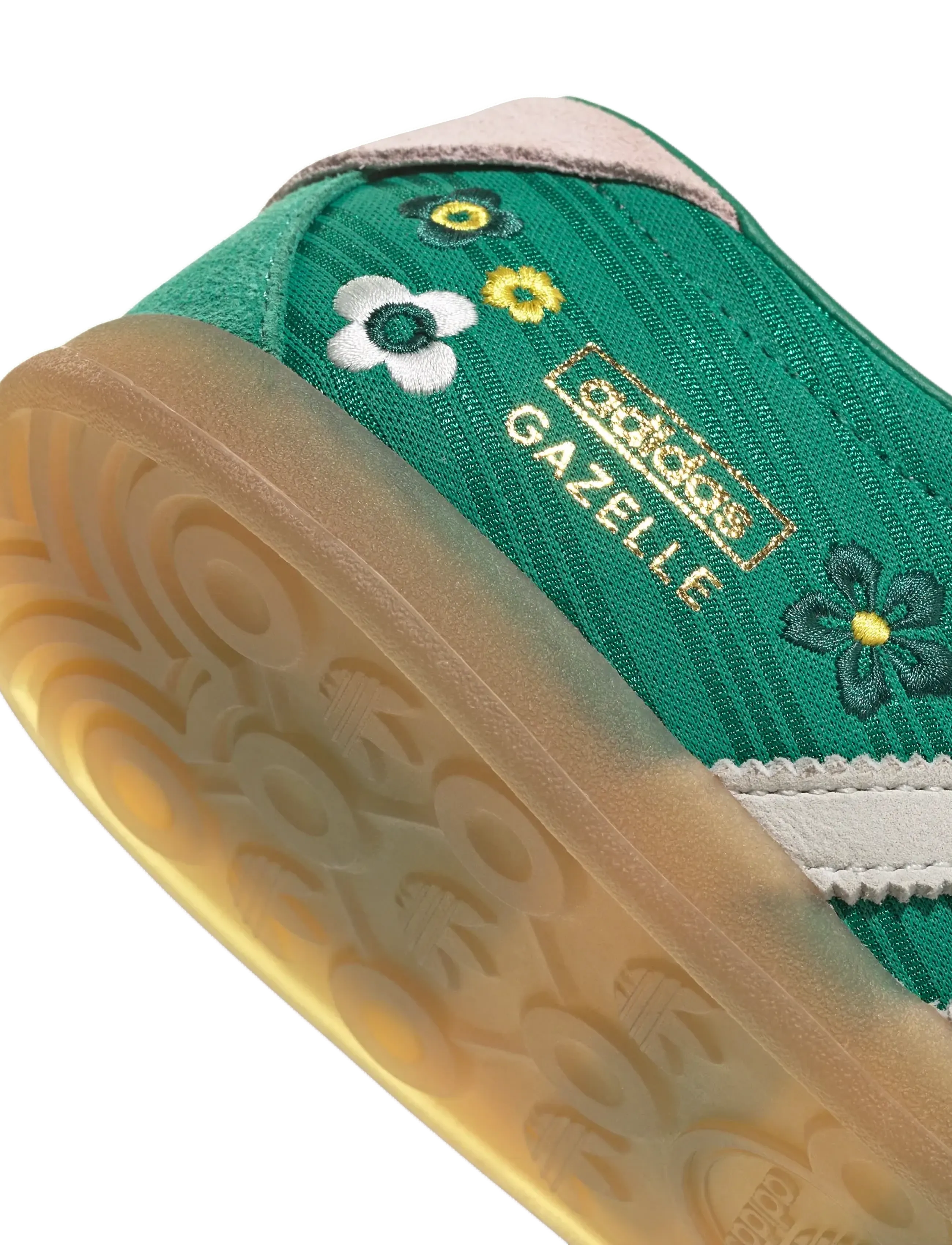 adidas Originals - GAZELLE LO PRO W - lave sneakers - bgreen/owhite/gum3 - 5