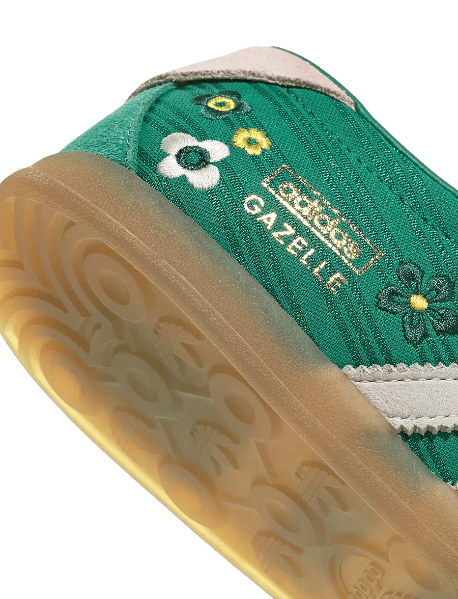 adidas Originals - GAZELLE LO PRO W - tennised - bgreen/owhite/gum3 - 5