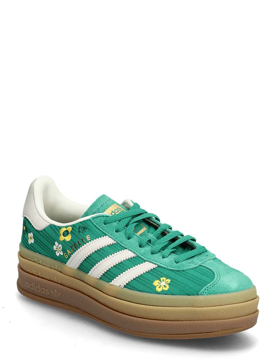 adidas Originals - GAZELLE BOLD W - niedrige sneakers - bgreen/owhite/eqtyel - 0