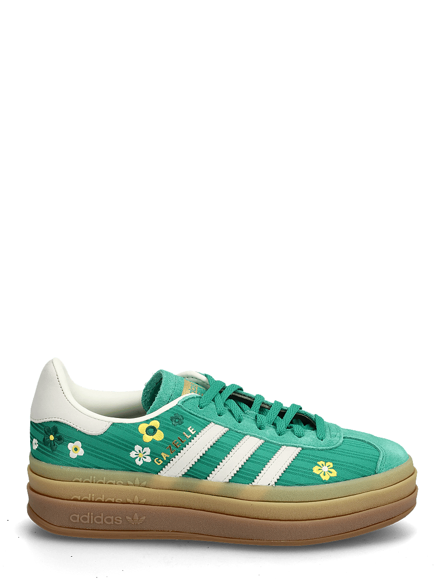 adidas Originals - GAZELLE BOLD W - niedrige sneakers - bgreen/owhite/eqtyel - 1
