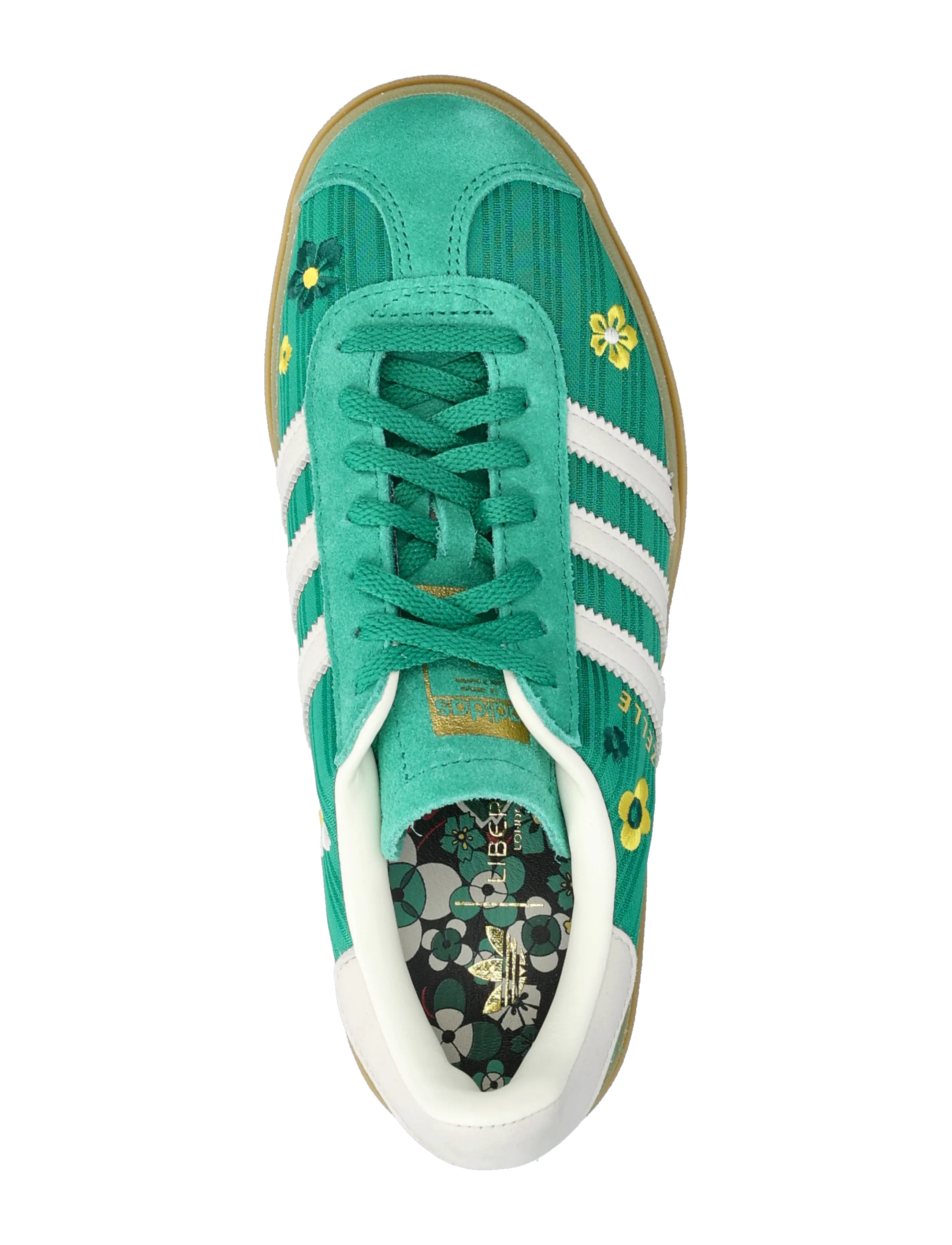 adidas Originals - GAZELLE BOLD W - lave sneakers - bgreen/owhite/eqtyel - 3