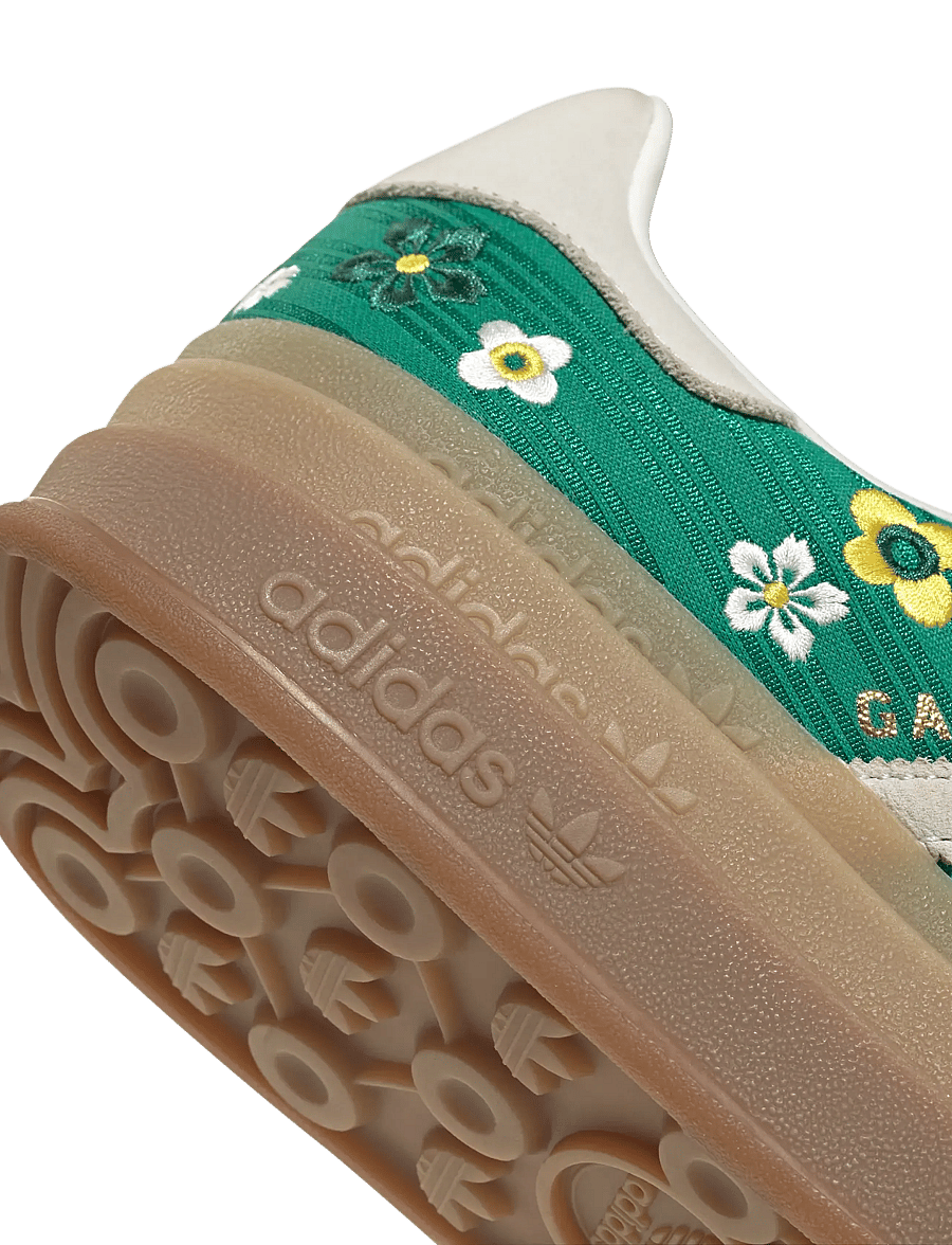 adidas Originals - GAZELLE BOLD W - niedrige sneakers - bgreen/owhite/eqtyel - 5