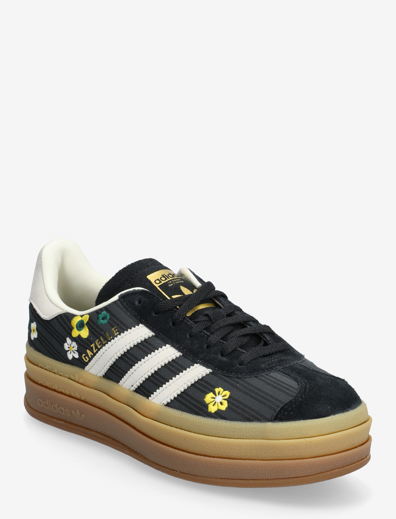 adidas Originals - GAZELLE BOLD W - låga sneakers - cblack/owhite/eqtyel - 0