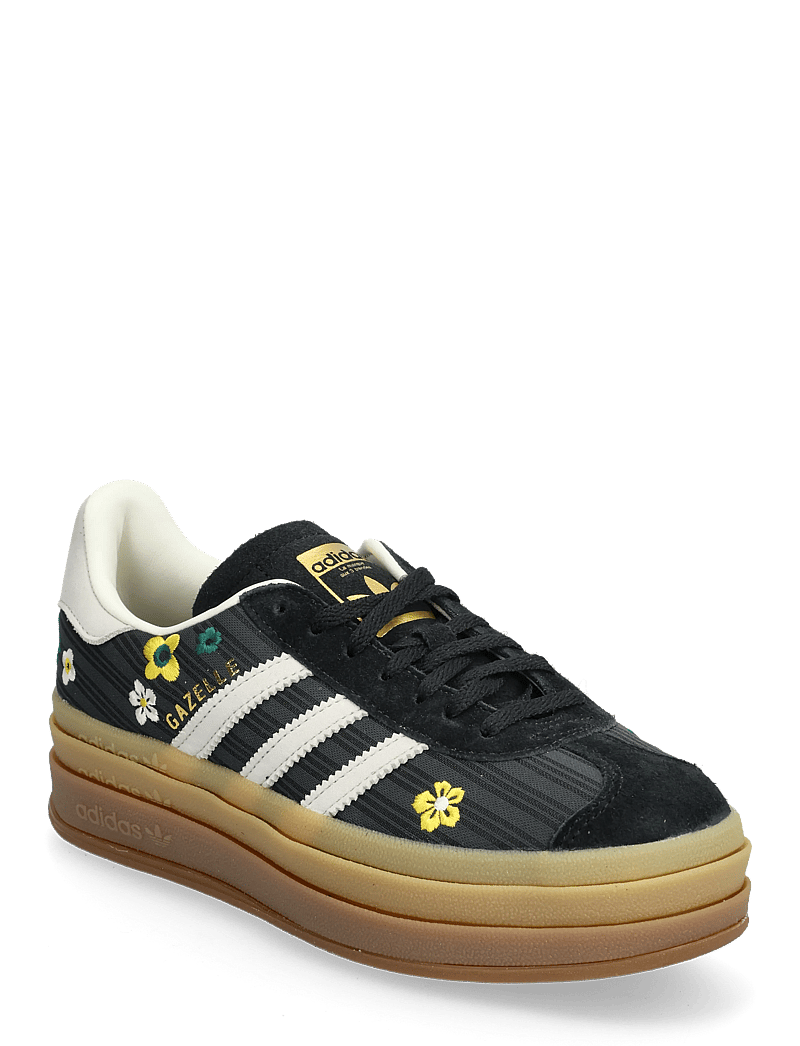 adidas Originals - GAZELLE BOLD W - låga sneakers - cblack/owhite/eqtyel - 0