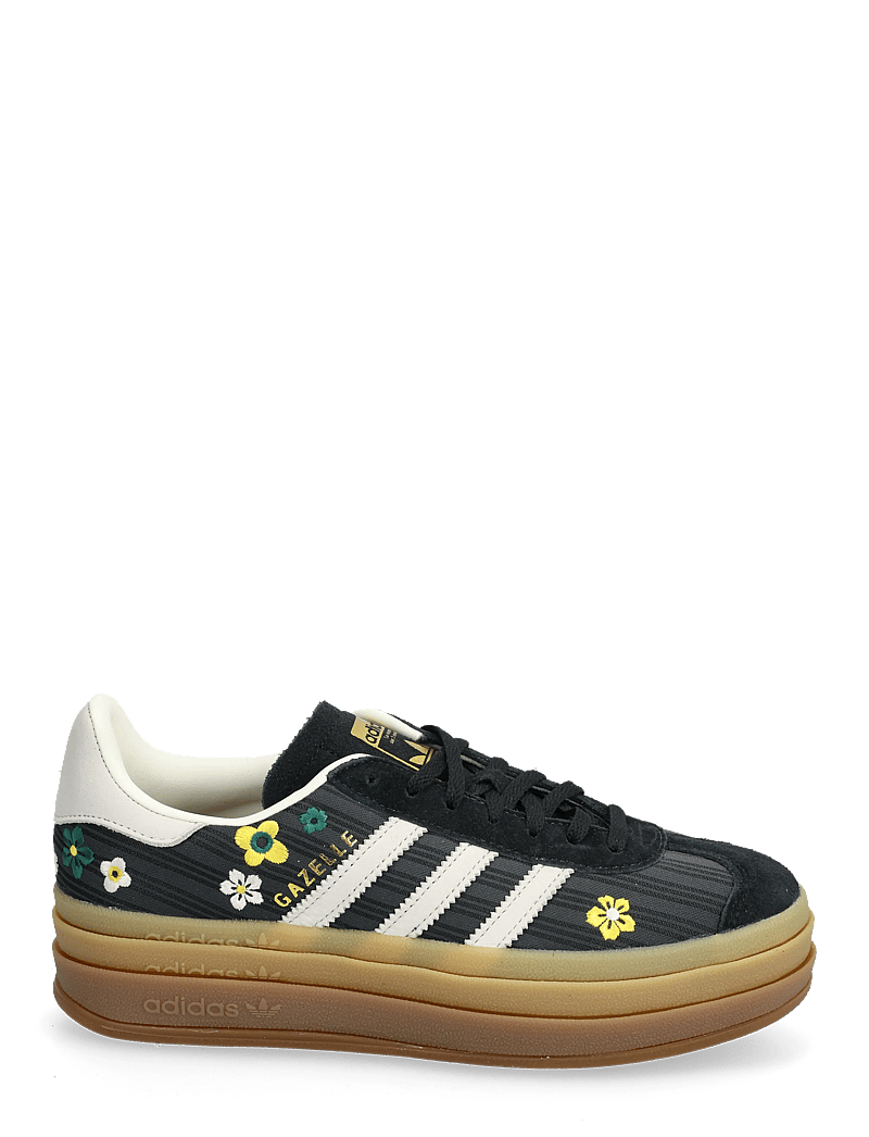 adidas Originals - GAZELLE BOLD W - låga sneakers - cblack/owhite/eqtyel - 1
