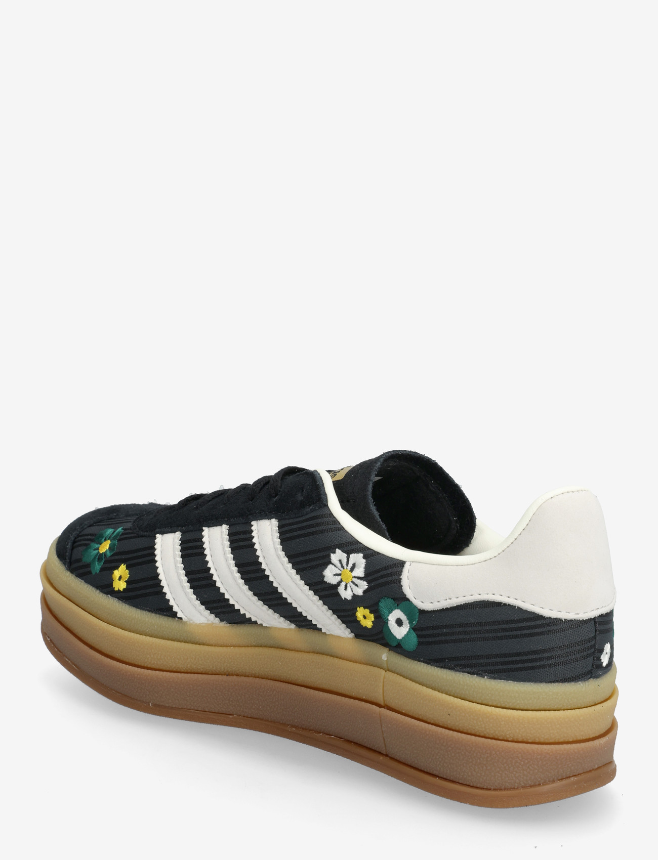 adidas Originals - GAZELLE BOLD W - låga sneakers - cblack/owhite/eqtyel - 2
