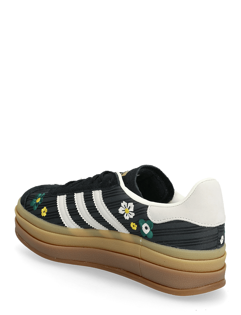 adidas Originals - GAZELLE BOLD W - låga sneakers - cblack/owhite/eqtyel - 2