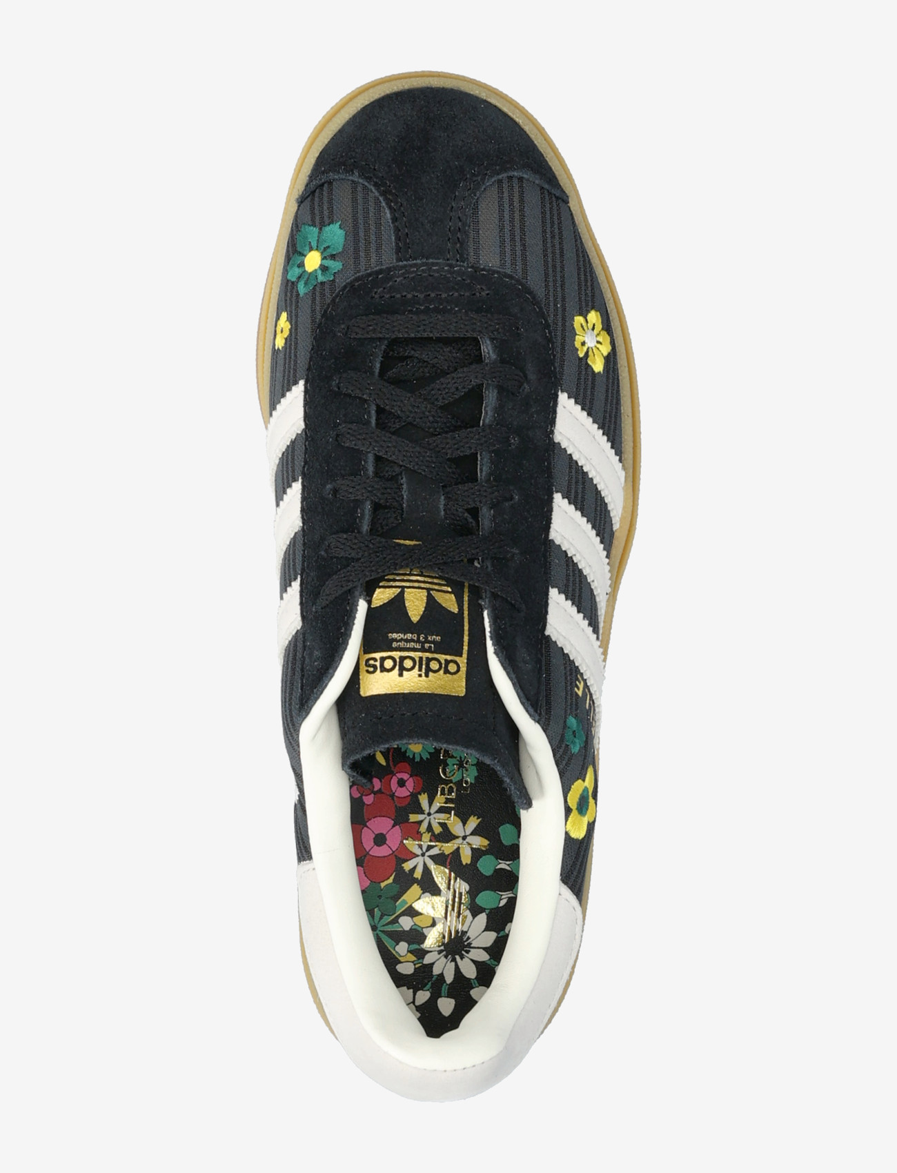 adidas Originals - GAZELLE BOLD W - låga sneakers - cblack/owhite/eqtyel - 3