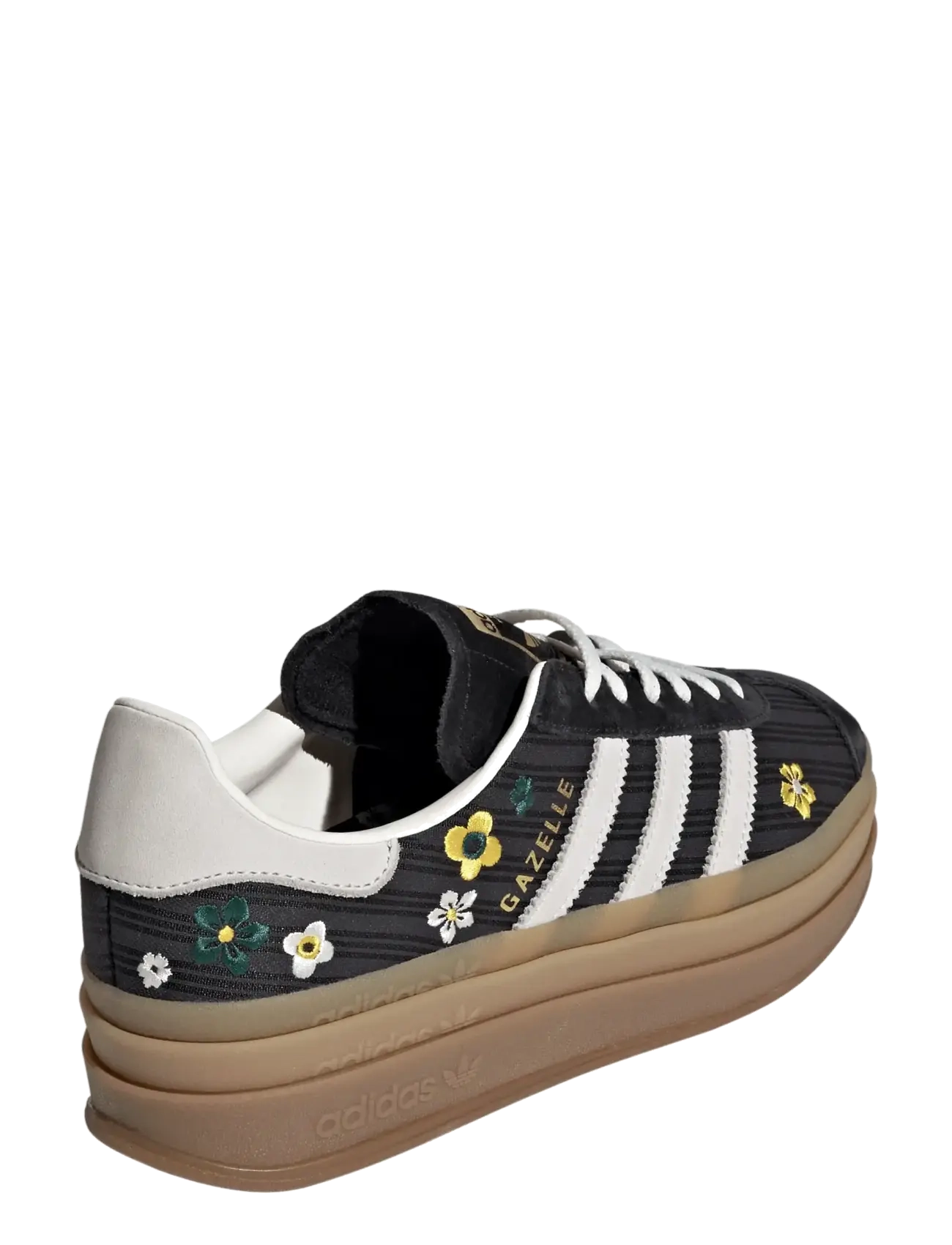 adidas Originals - GAZELLE BOLD W - lave sneakers - cblack/owhite/eqtyel - 3