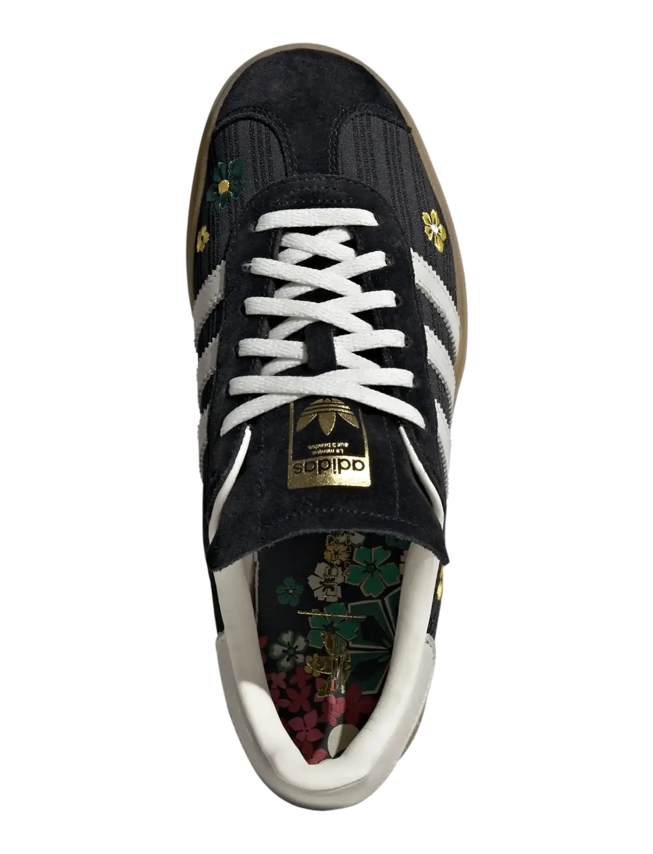 adidas Originals - GAZELLE BOLD W - lave sneakers - cblack/owhite/eqtyel - 4