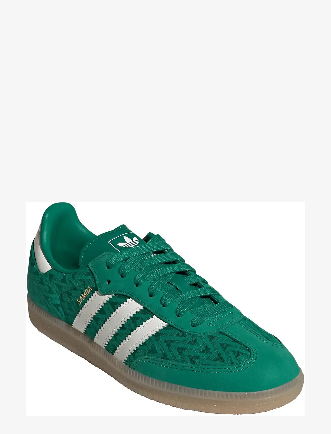 adidas Originals - SAMBA OG W - lave sneakers - bgreen/owhite/goldmt - 0