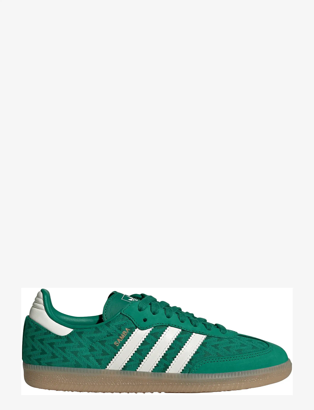 adidas Originals - SAMBA OG W - lave sneakers - bgreen/owhite/goldmt - 1