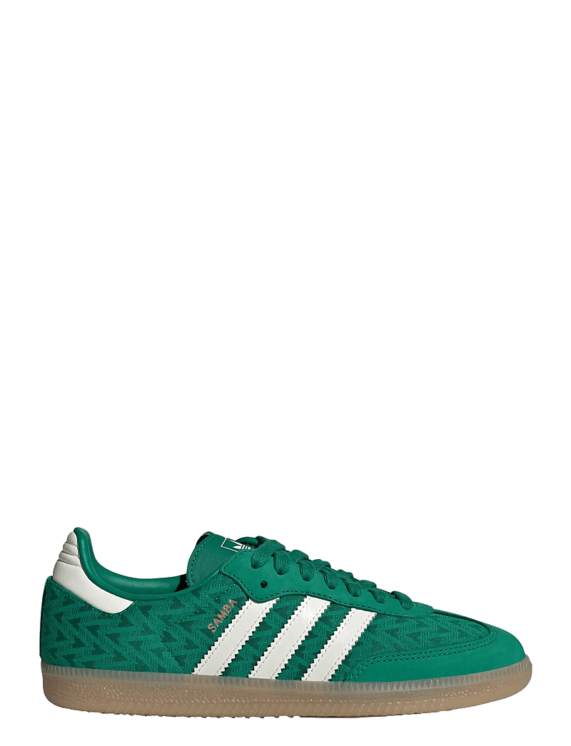 adidas Originals - SAMBA OG W - lave sneakers - bgreen/owhite/goldmt - 1