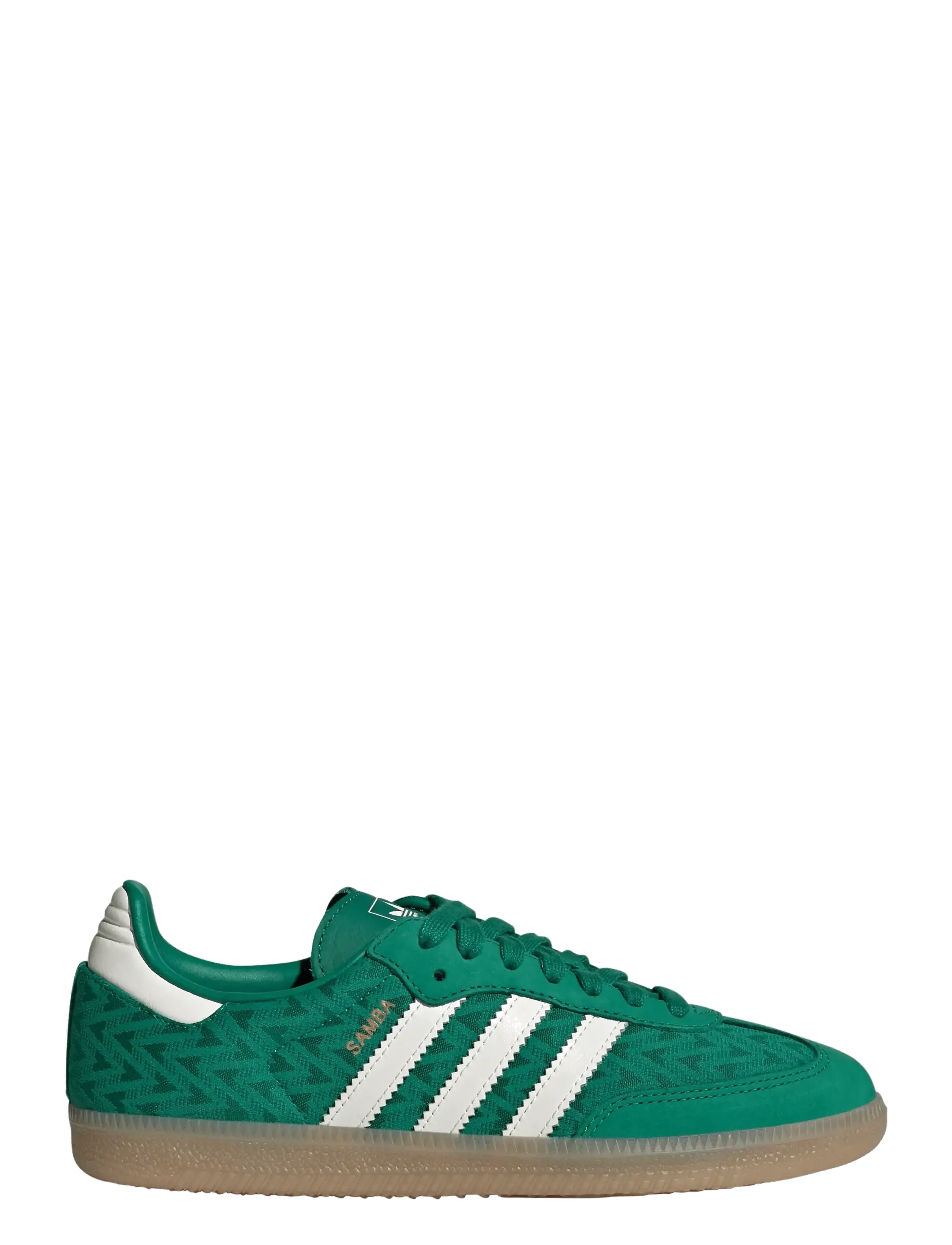 adidas Originals - SAMBA OG W - niedrige sneakers - bgreen/owhite/goldmt - 1