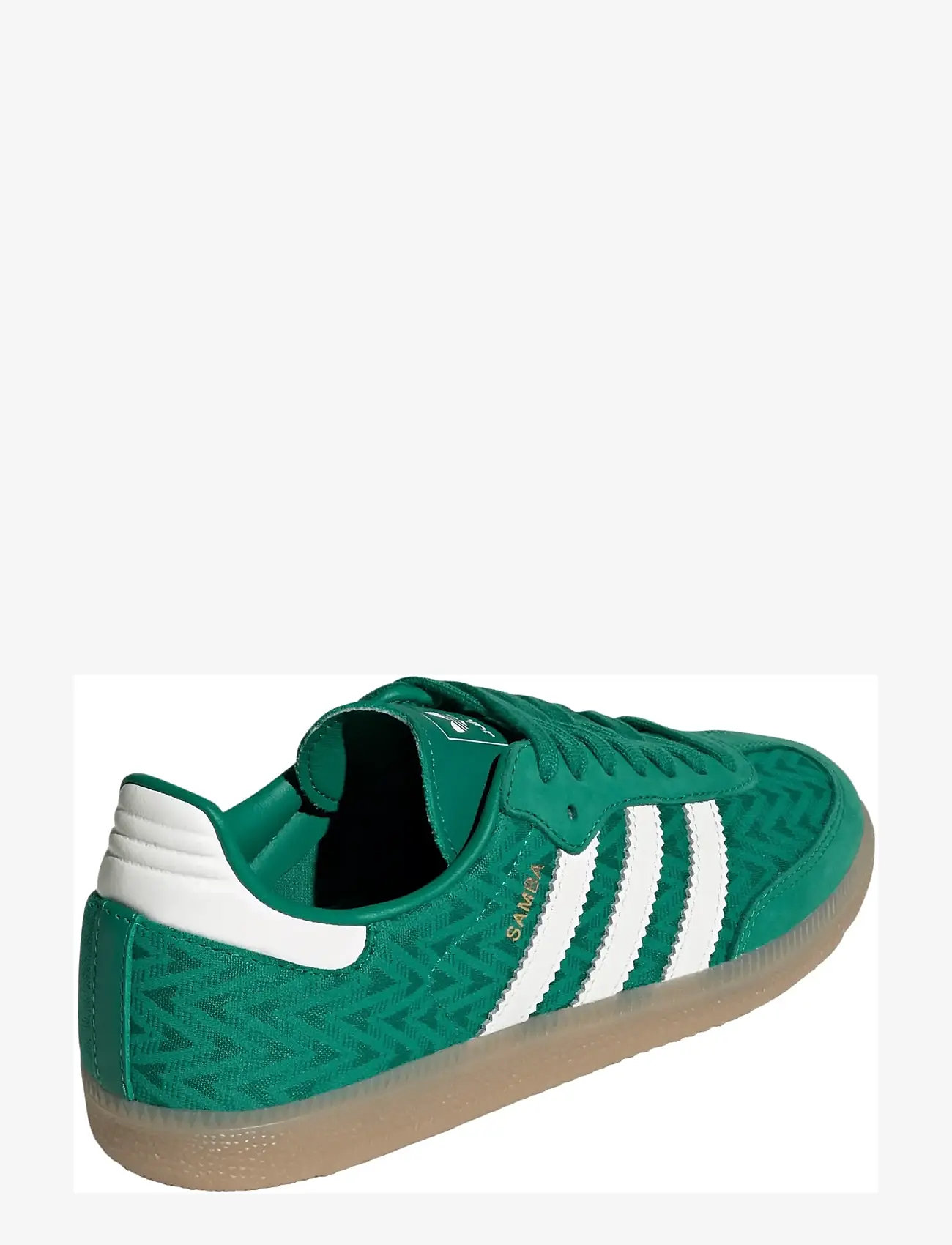 adidas Originals - SAMBA OG W - lave sneakers - bgreen/owhite/goldmt - 3