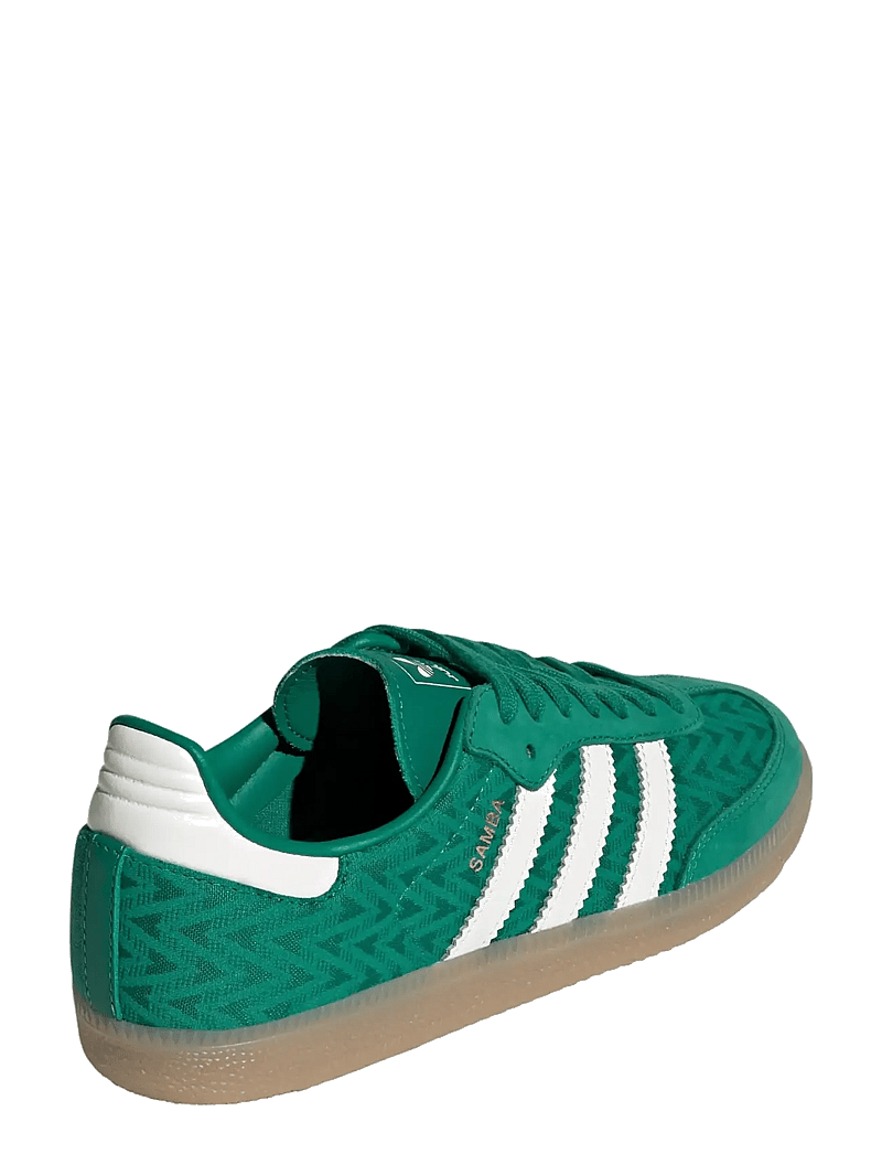 adidas Originals - SAMBA OG W - lave sneakers - bgreen/owhite/goldmt - 3