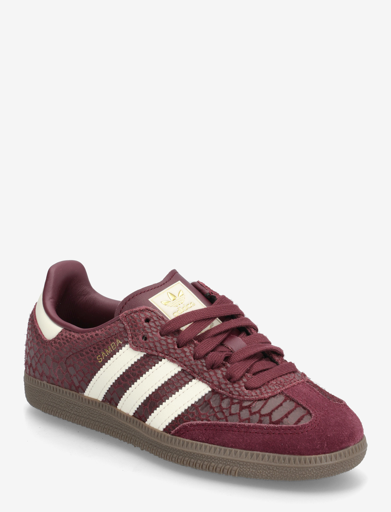 adidas Originals - SAMBA OG W - tennised - maroon/crewht/goldmt - 0