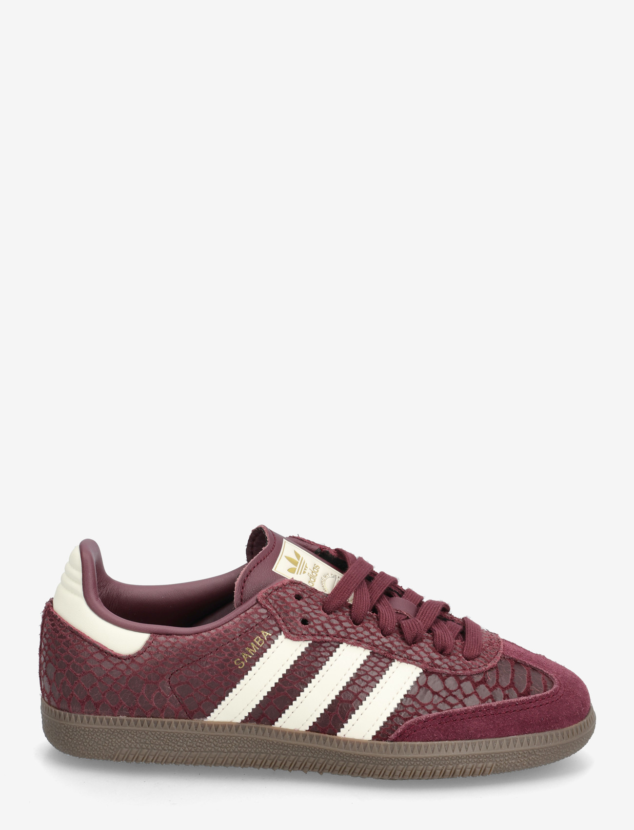 adidas Originals - SAMBA OG W - tennised - maroon/crewht/goldmt - 1