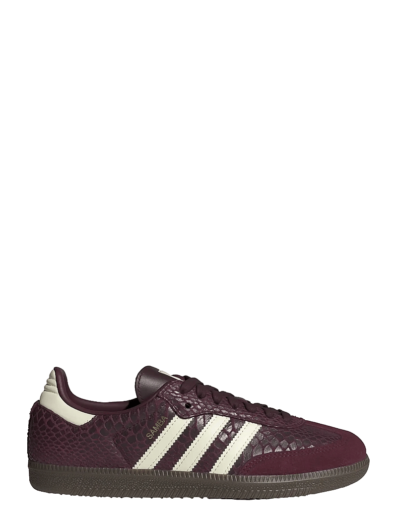 adidas Originals - SAMBA OG W - tennised - maroon/crewht/goldmt - 1