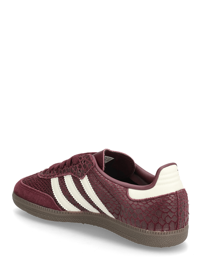 adidas Originals - SAMBA OG W - niedrige sneakers - maroon/crewht/goldmt - 2