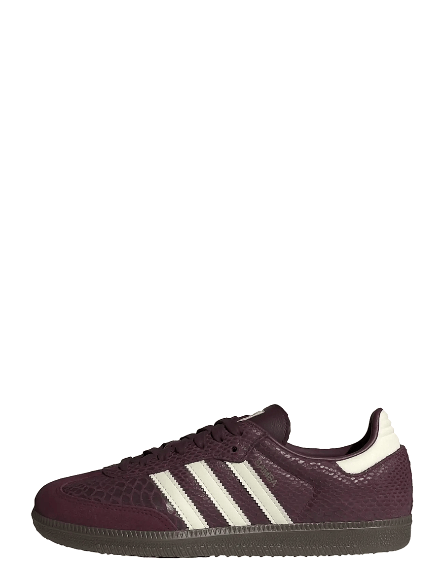 adidas Originals - SAMBA OG W - tennised - maroon/crewht/goldmt - 4