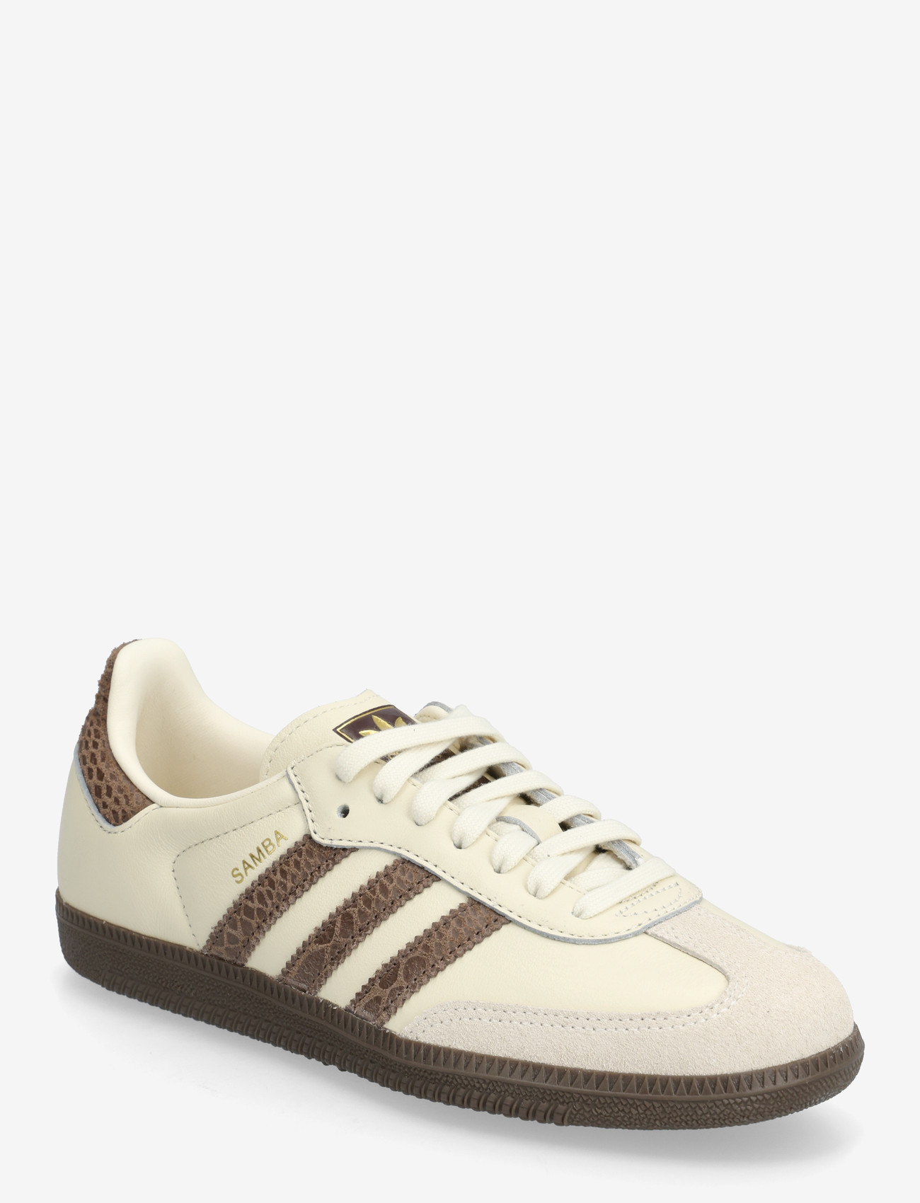 adidas Originals - SAMBA OG W - låga sneakers - crewht/earstr/maroon - 0
