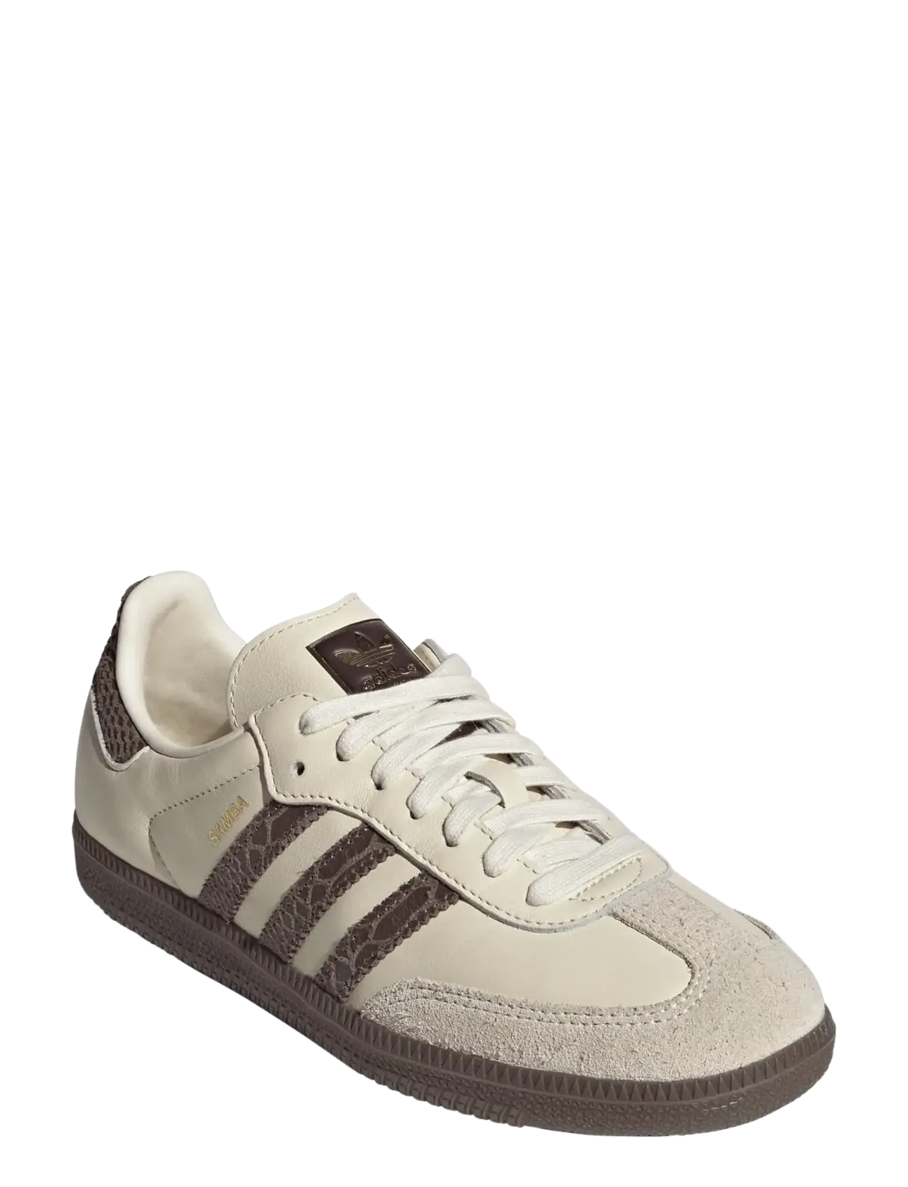 adidas Originals SAMBA OG W - Pasiūlymai - CREWHT/EARSTR/MAROON / cream