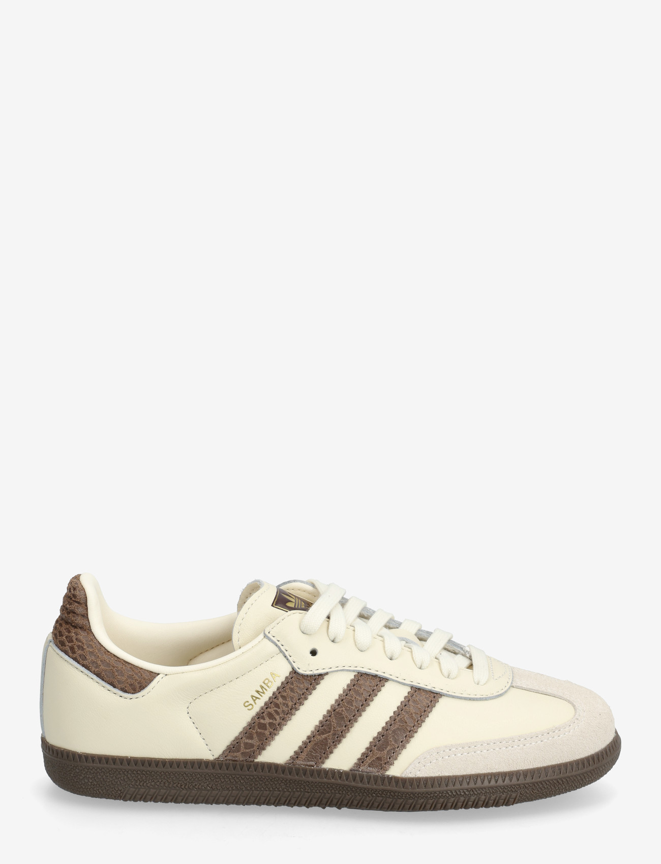 adidas Originals - SAMBA OG W - låga sneakers - crewht/earstr/maroon - 1