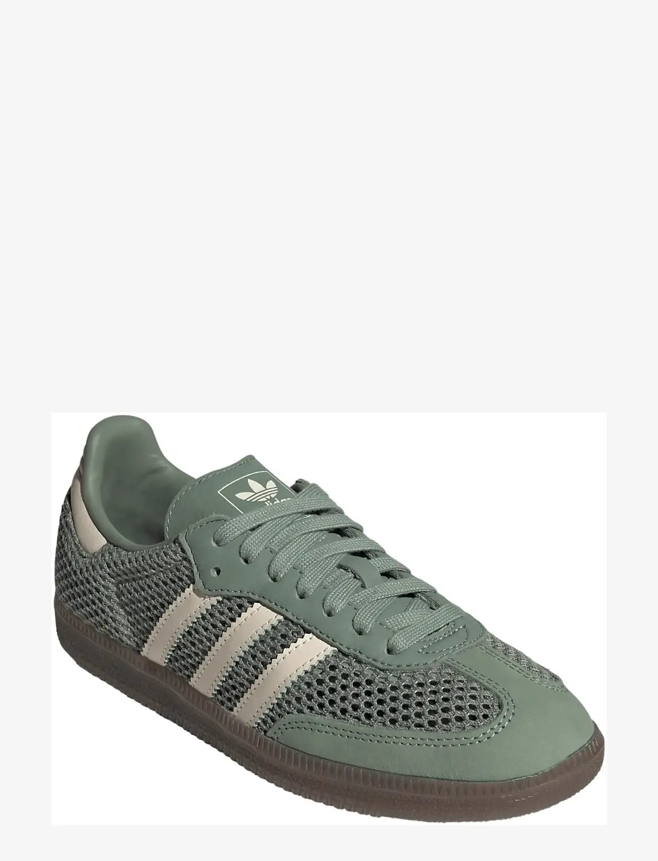 adidas Originals - SAMBA OG W - lave sneakers - silgrn/wonwhi/goldmt - 0