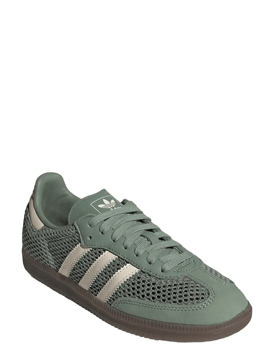 adidas Originals - SAMBA OG W - lave sneakers - silgrn/wonwhi/goldmt - 0