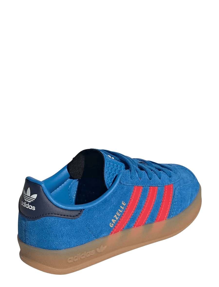 adidas Originals - GAZELLE INDOOR C - tennised - lurabl/lucred/gum2 - 3