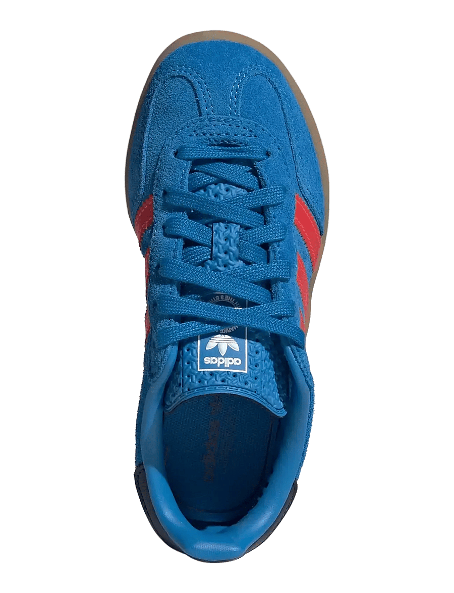 adidas Originals - GAZELLE INDOOR C - tennised - lurabl/lucred/gum2 - 4