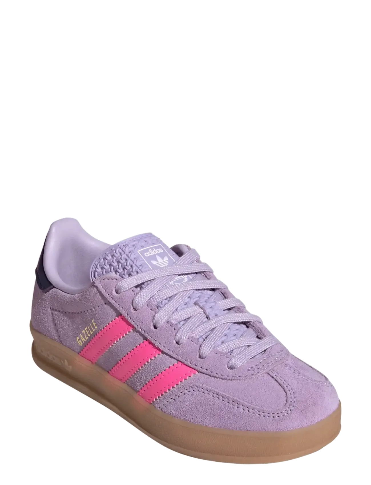 adidas Originals Gazelle Indoor C, Børn, Gazelle Indoor Sneakers, Lila, Str: 35