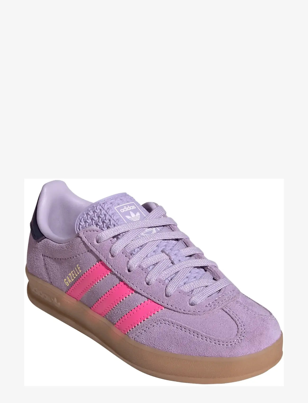 adidas Originals - GAZELLE INDOOR C - kõrge säärega tossud - powplu/lucpnk/gum2 - 0