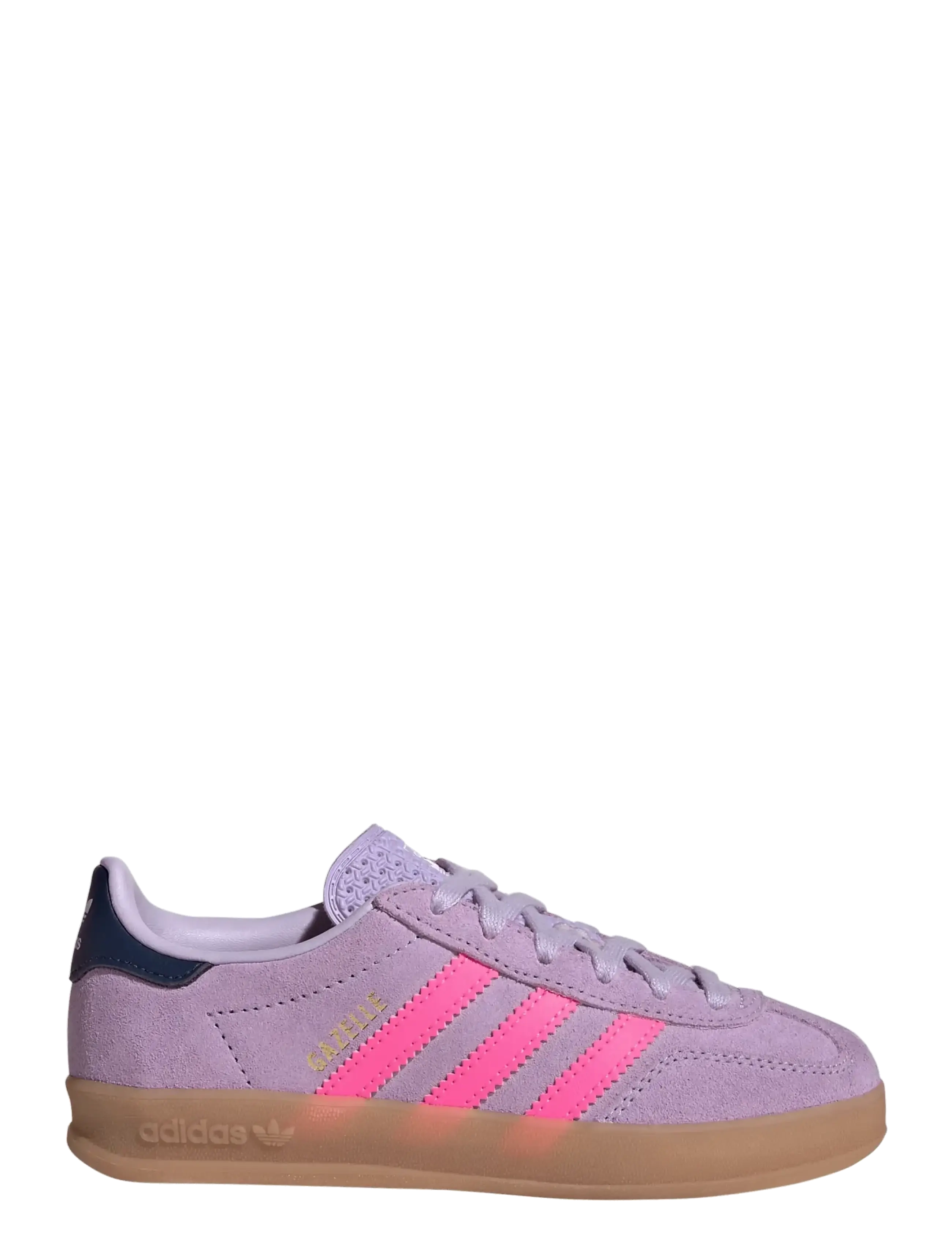 adidas Originals - GAZELLE INDOOR C - kõrge säärega tossud - powplu/lucpnk/gum2 - 1