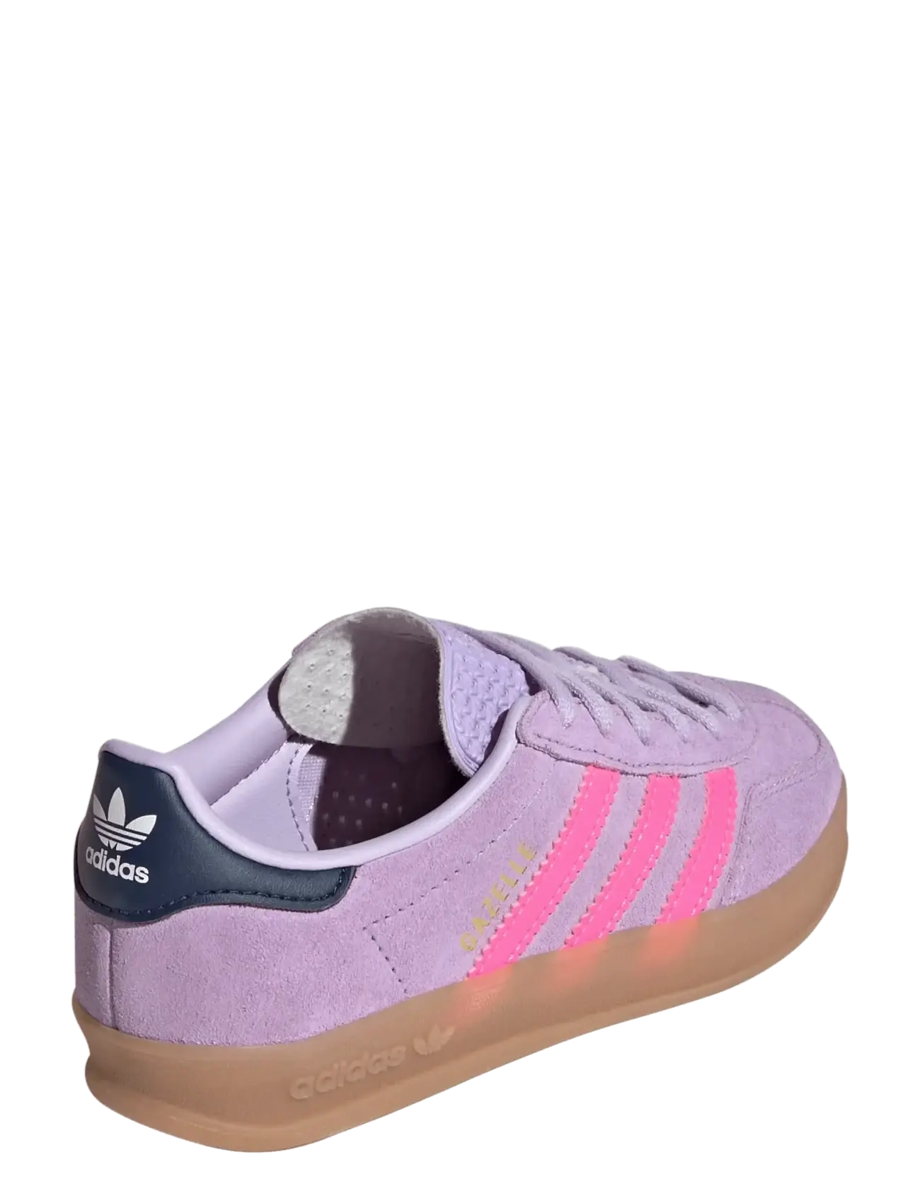 adidas Originals - GAZELLE INDOOR C - kõrge säärega tossud - powplu/lucpnk/gum2 - 3
