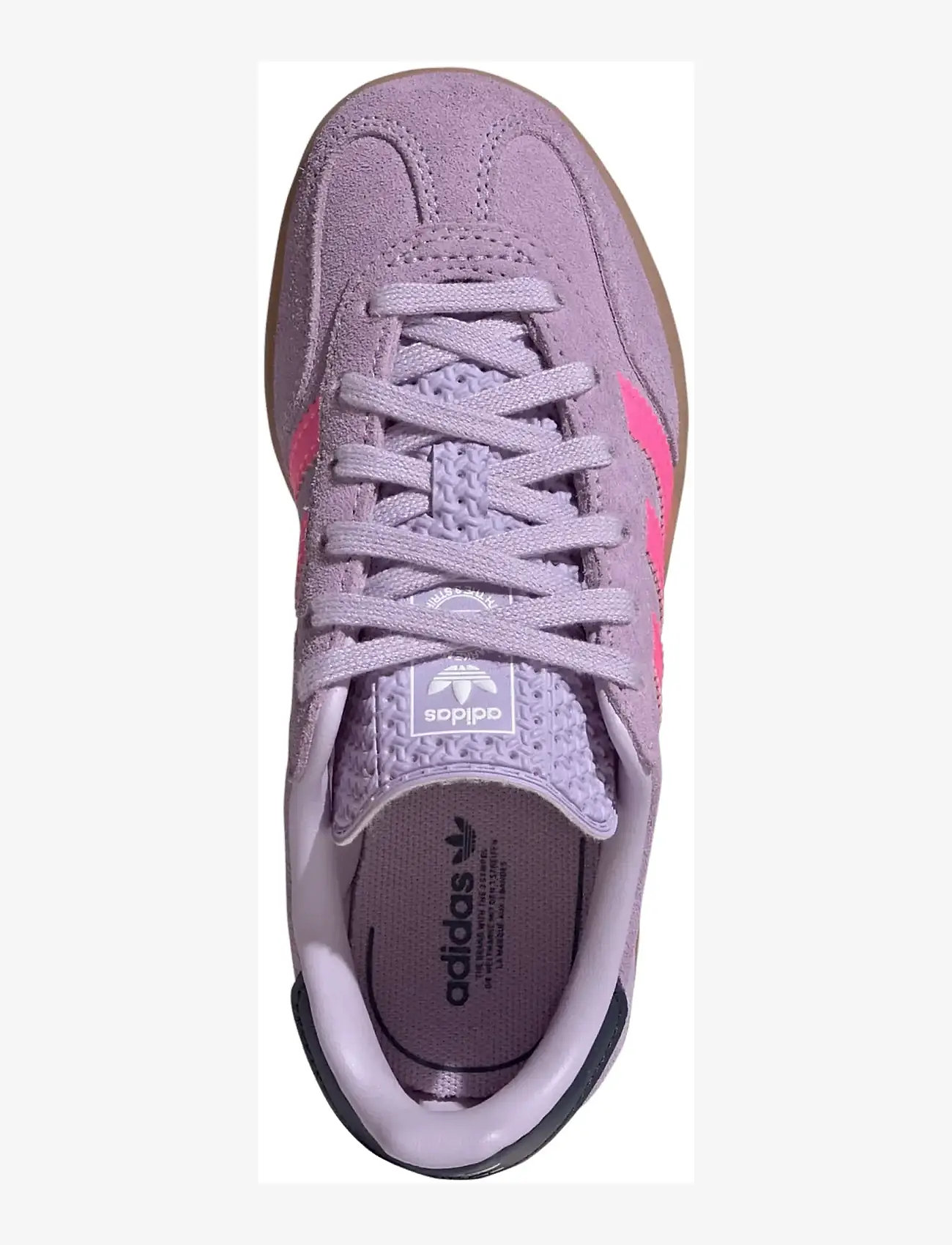 adidas Originals - GAZELLE INDOOR C - kõrge säärega tossud - powplu/lucpnk/gum2 - 4