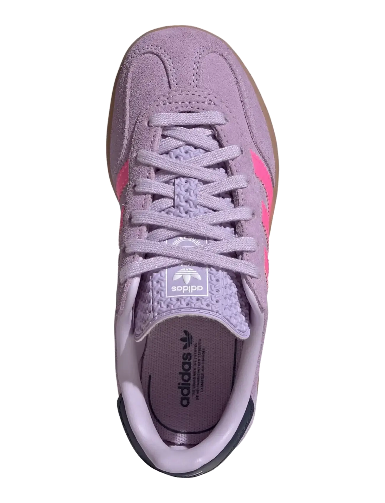 adidas Originals - GAZELLE INDOOR C - kõrge säärega tossud - powplu/lucpnk/gum2 - 4