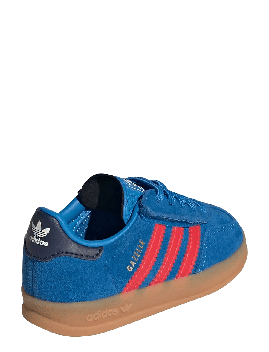 adidas Originals - GAZELLE INDOOR CF EL I - low-top sneakers - lurabl/lucred/gum2 - 3