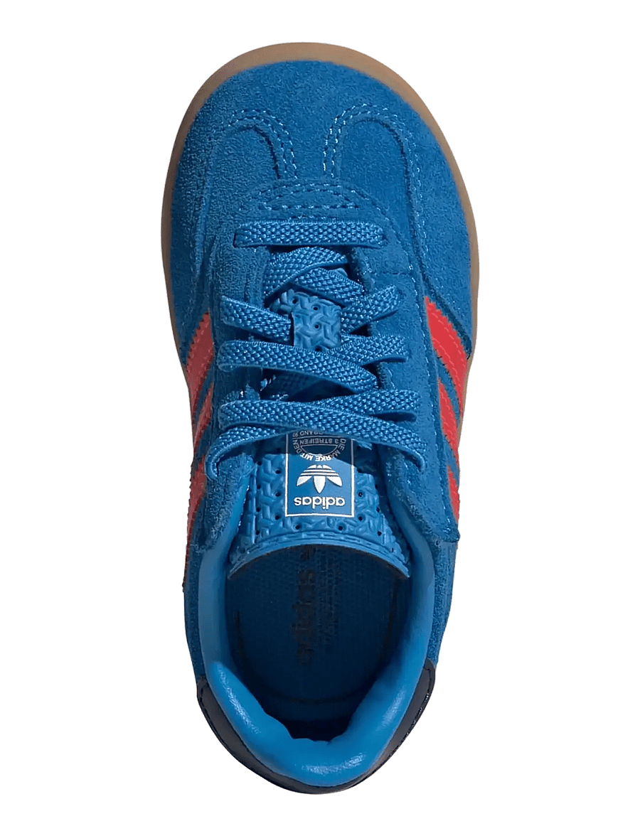 adidas Originals - GAZELLE INDOOR CF EL I - low-top sneakers - lurabl/lucred/gum2 - 4